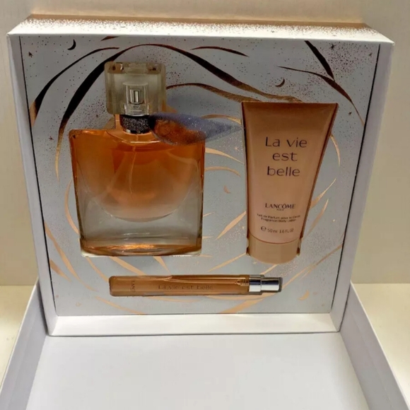 Lancome La Vie Est Belle L'eau De Parfum 3-Piece Set New